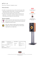 Bowers & Wilkins DM-601 S2 InfoSheet